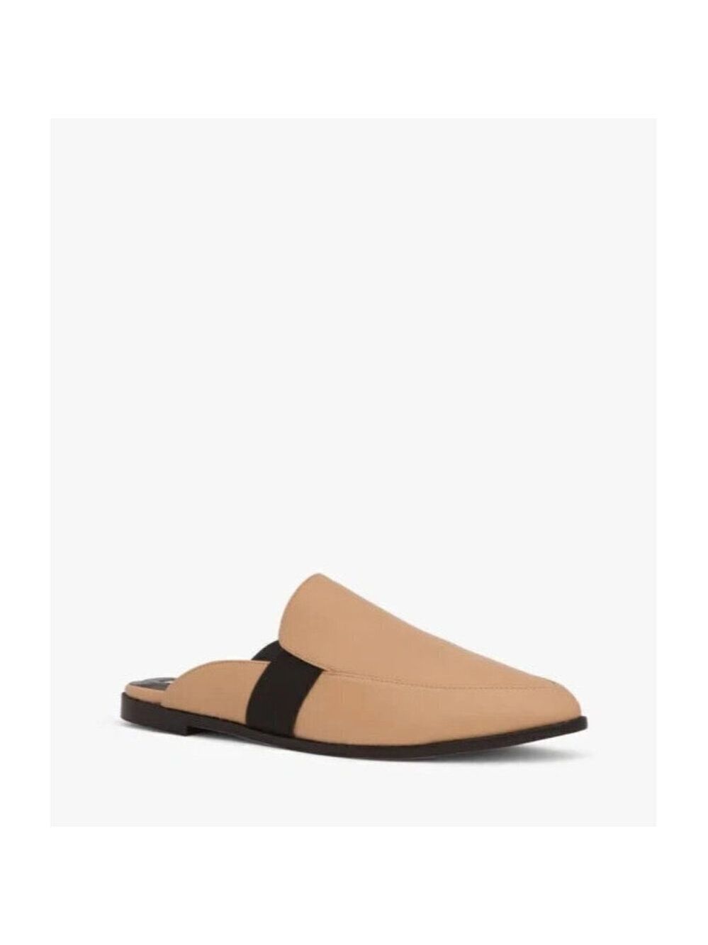 Matt & Nat BNWT "Begonia" slip on tan mule women sz 36 NEW